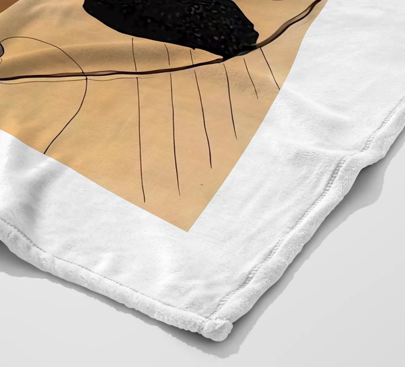 Collage fleecedeken van Narciso