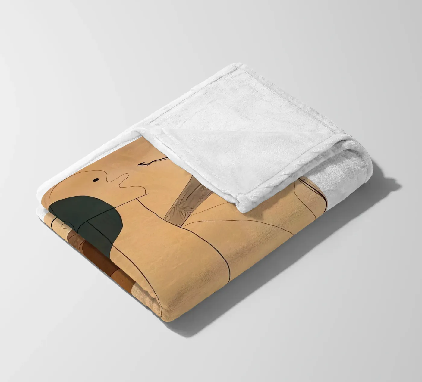 Collage fleecedeken van Narciso