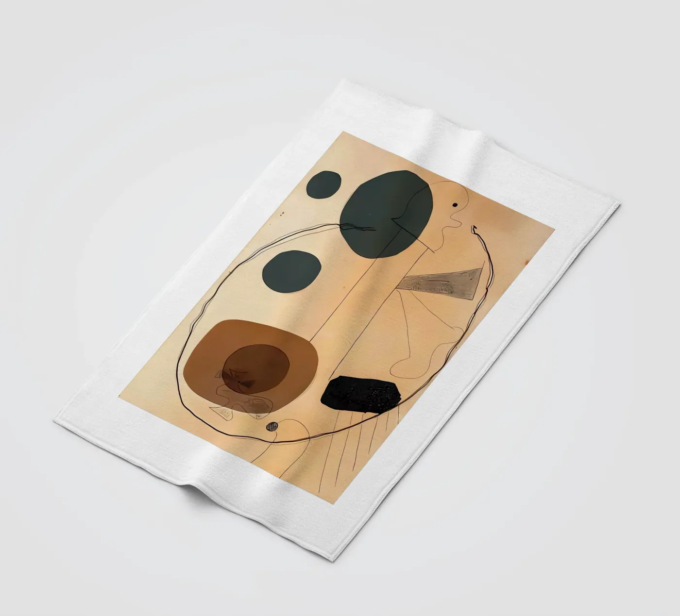 Collage fleecedeken van Narciso