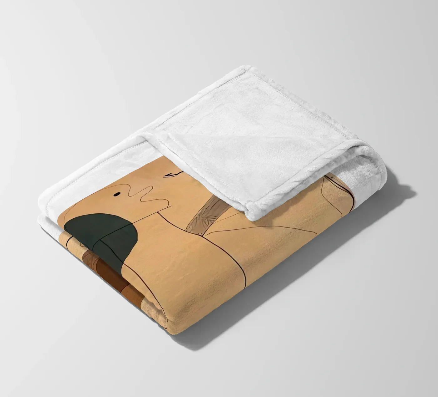 Collage fleecedeken van Narciso