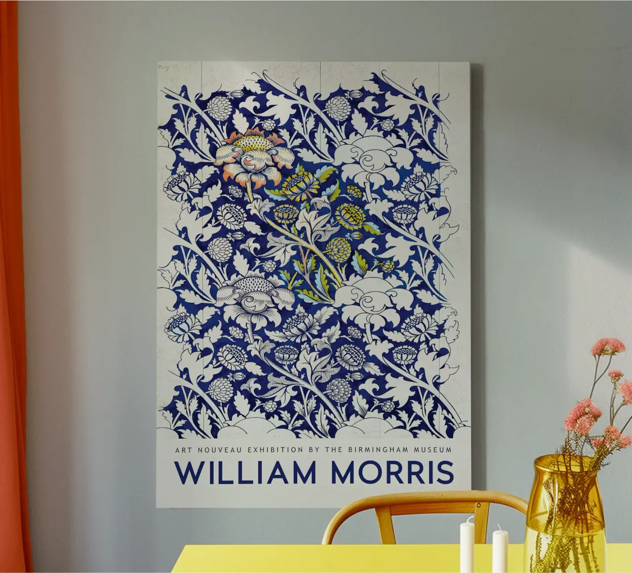 William Morris Wey 1882-1883 tela con Cornice a cassetta da Jam Poster