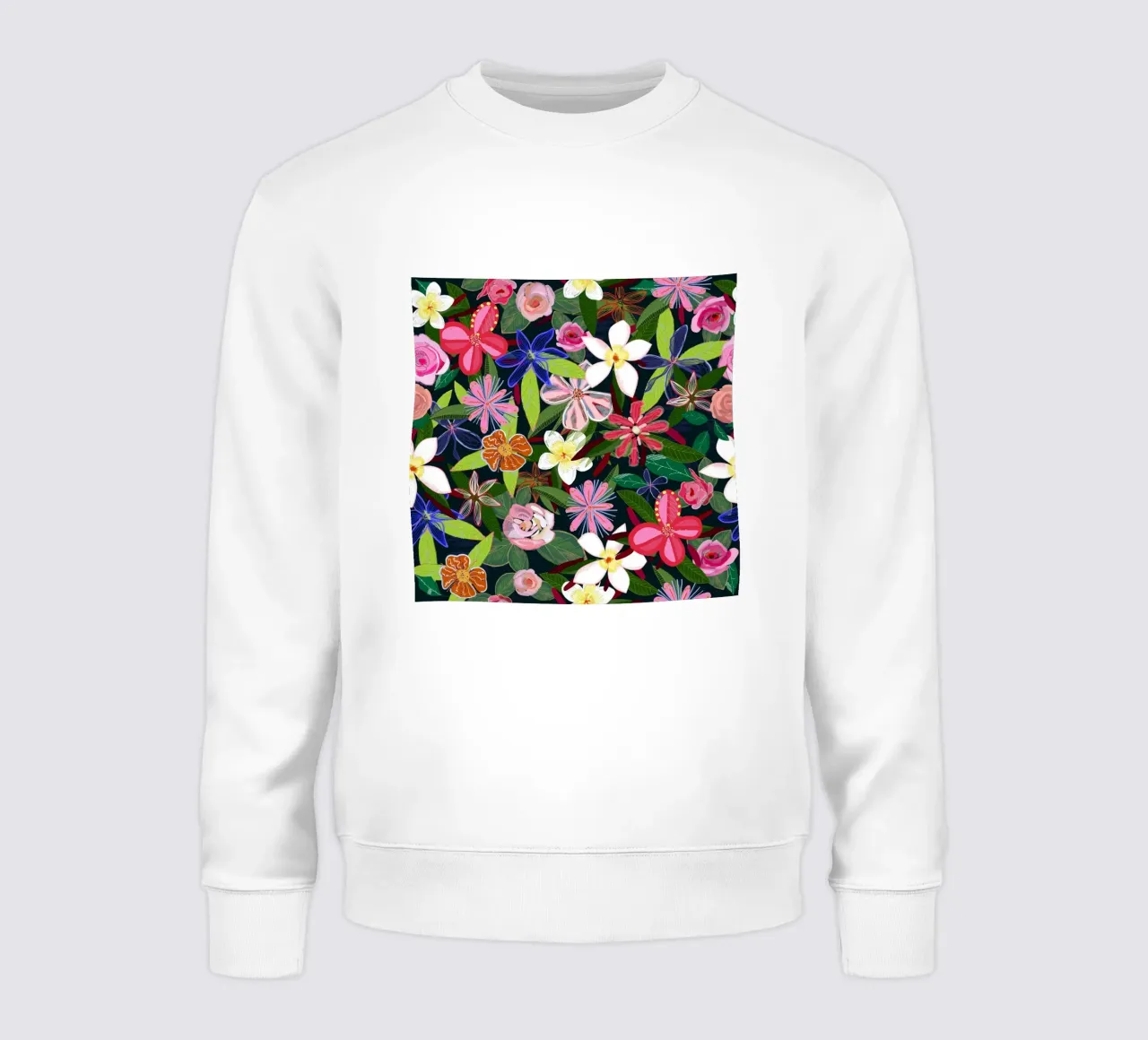 Fiori botanici colorati felpa da gulsengunel