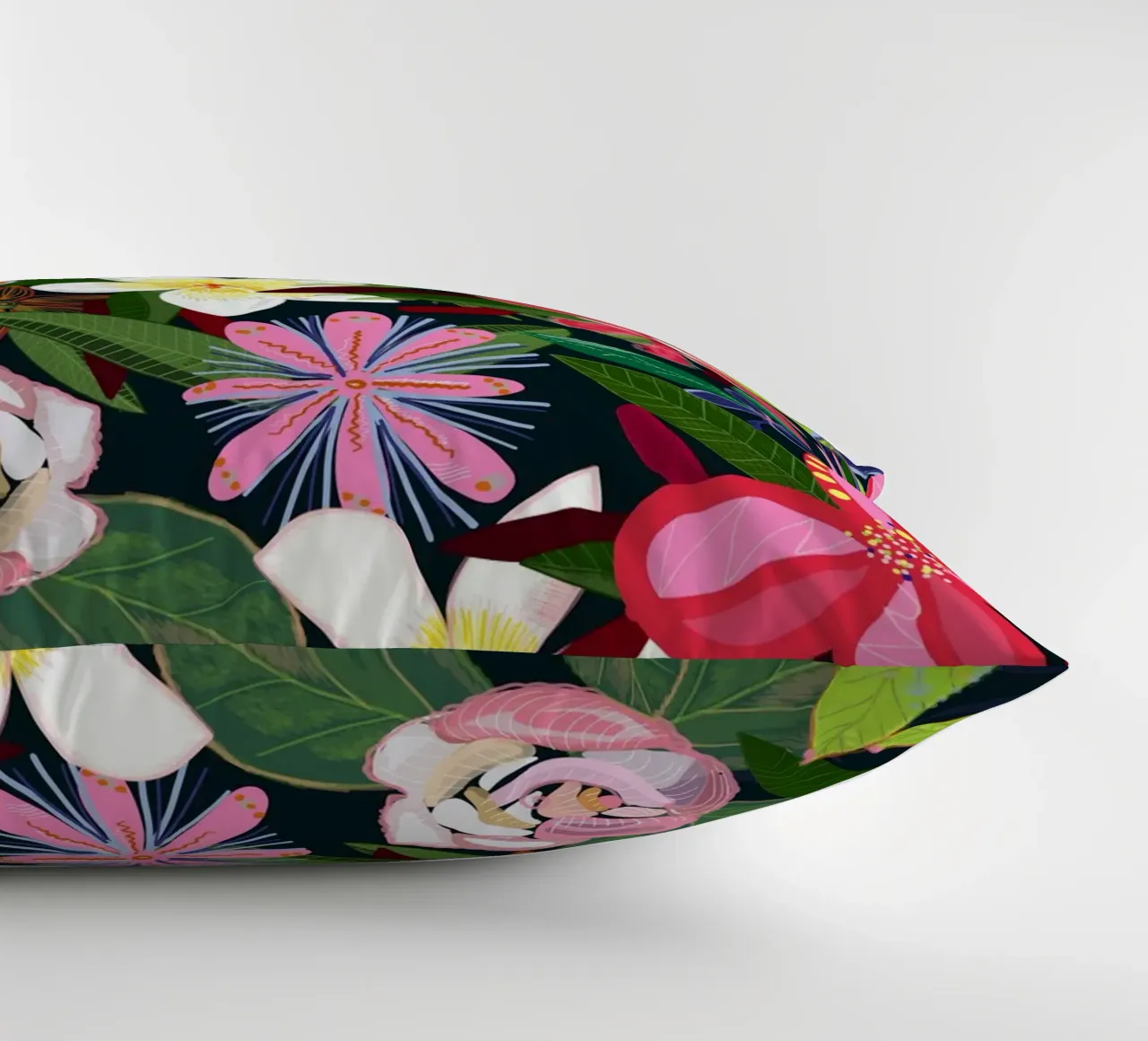 Fiori botanici colorati cuscino da gulsengunel