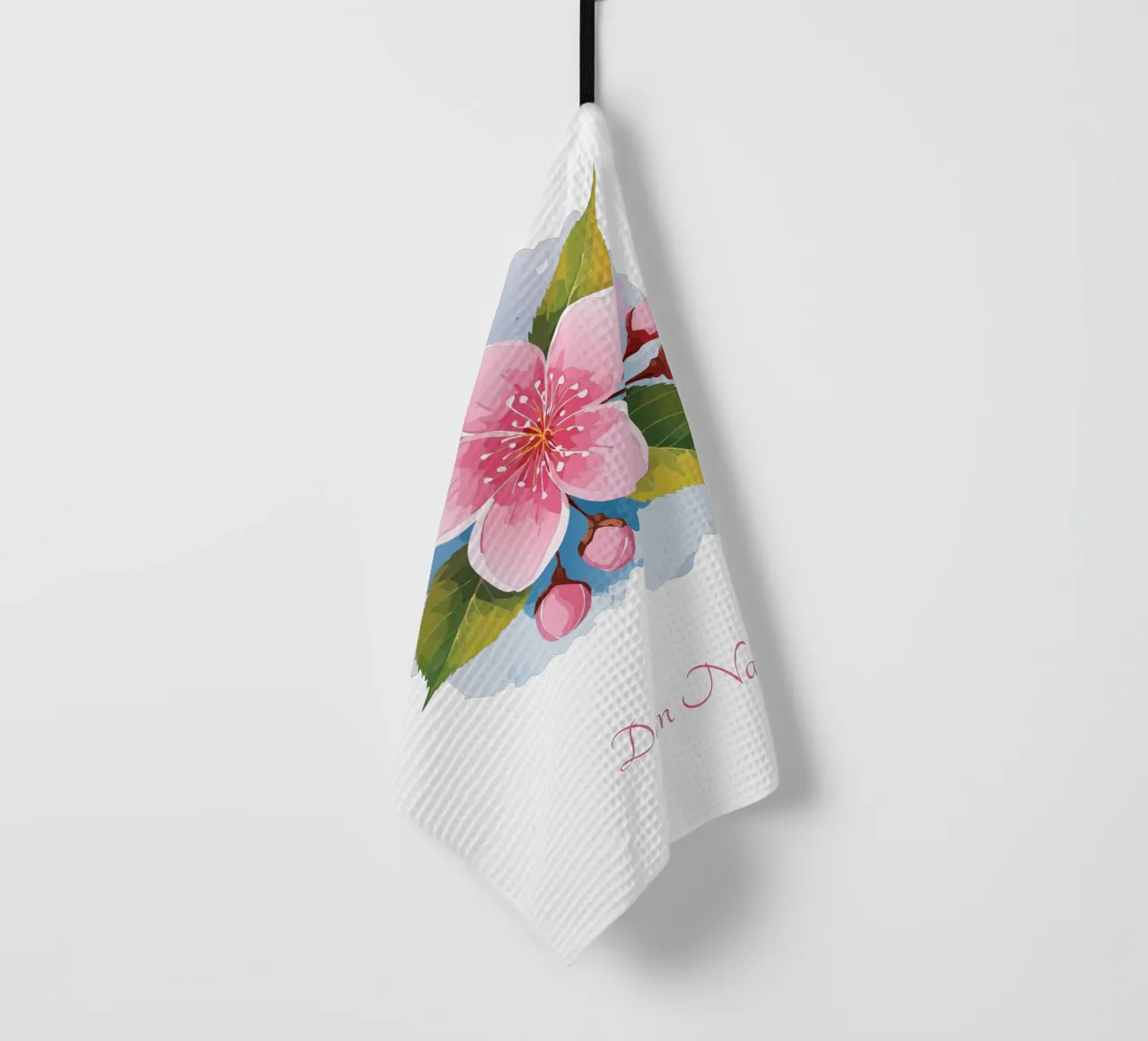 Fiori di ciliegio con nome - fiore di nascita di marzo per gli esteti canovaccio da cucina da Geburtsblume