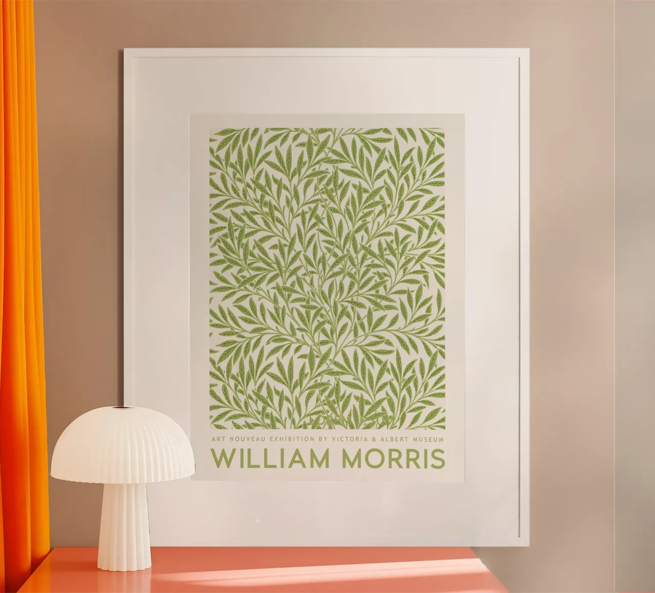 William Morris Salice Bough poster con telaio in alluminio da Jam Poster