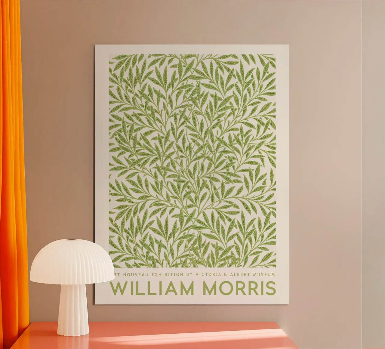 William Morris Salice Bough poster con telaio in alluminio da Jam Poster