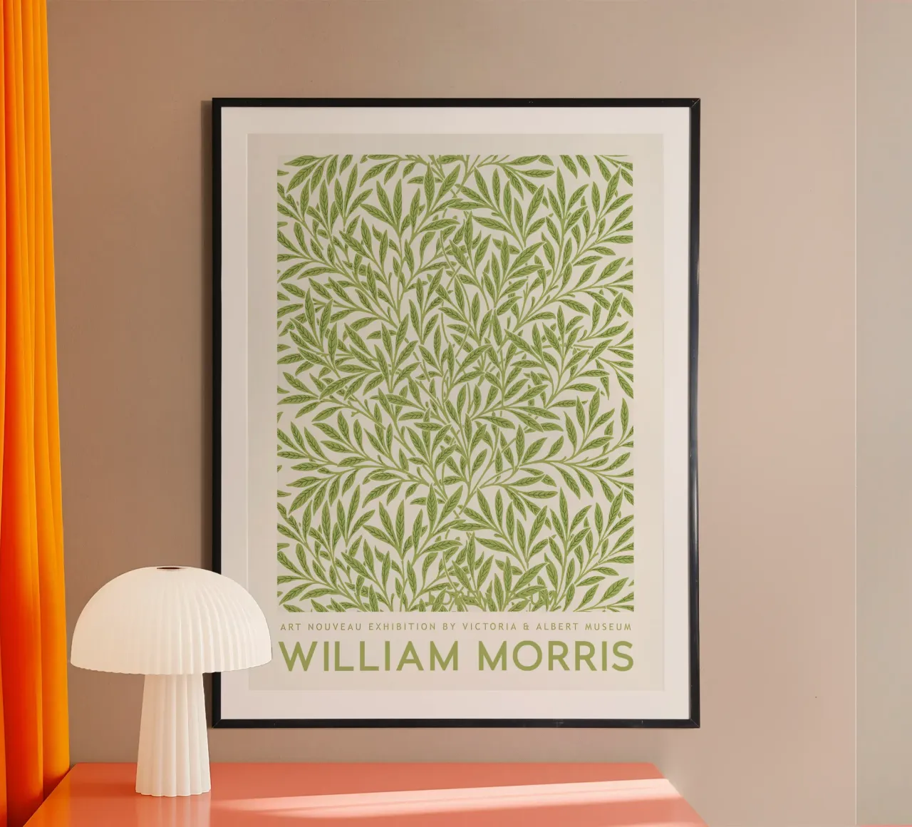 William Morris Salice Bough poster con telaio in alluminio da Jam Poster