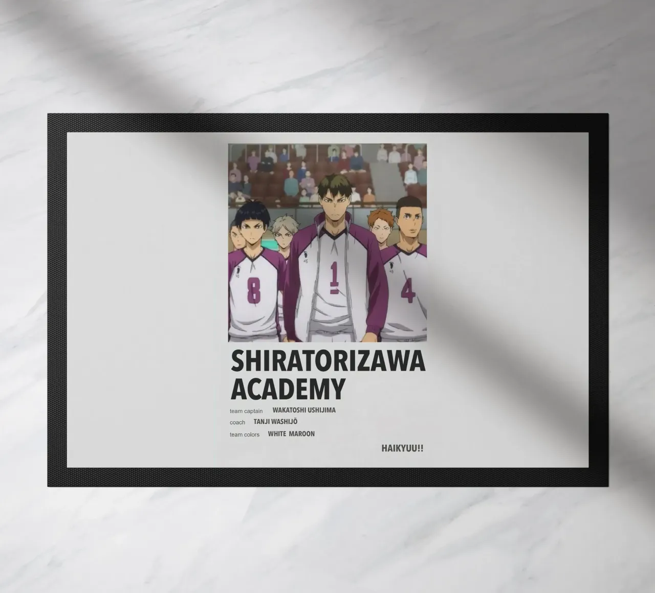 academia shiratorizawa felpudo de Green