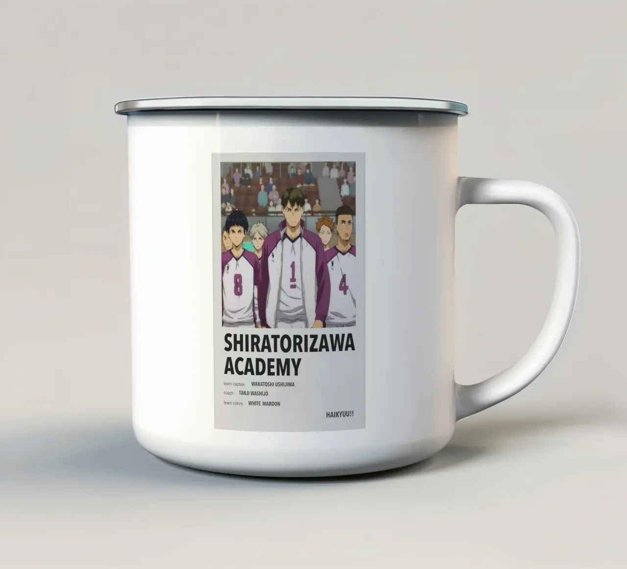 accademia shiratorizawa tazza in smalto da Green
