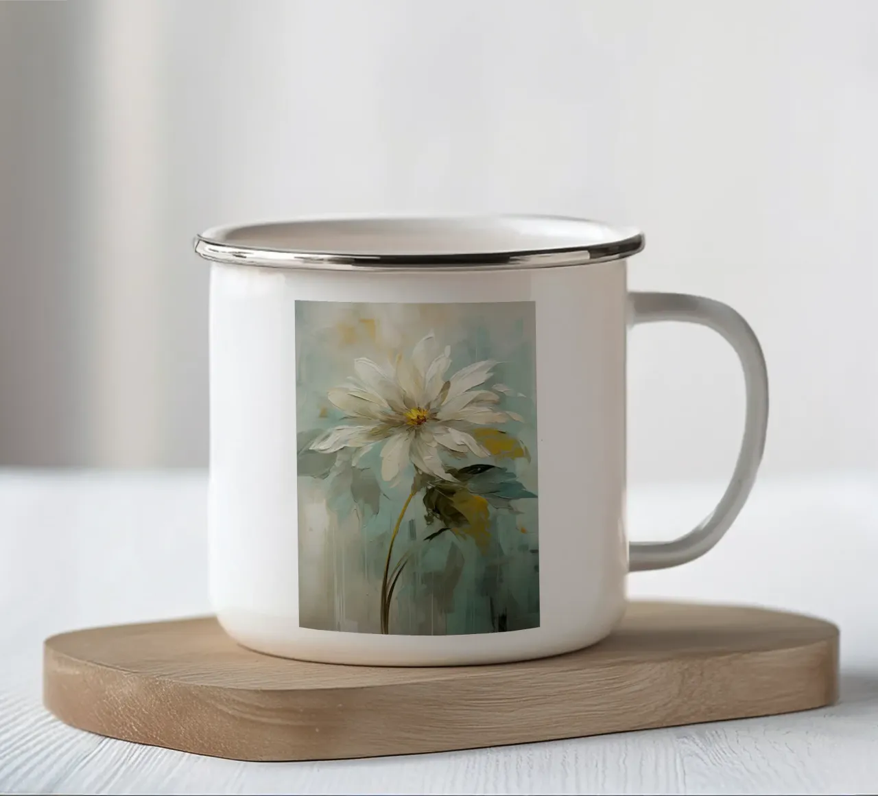 Arte da parete di Imagine tazza in smalto da Imagine