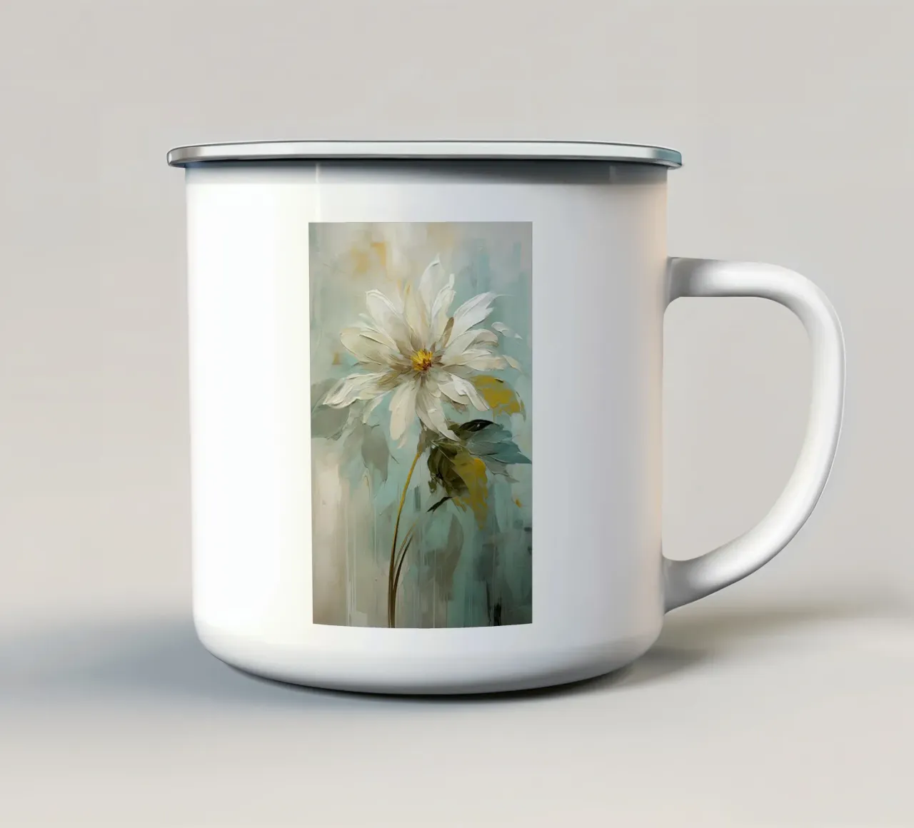 Arte da parete di Imagine tazza in smalto da Imagine