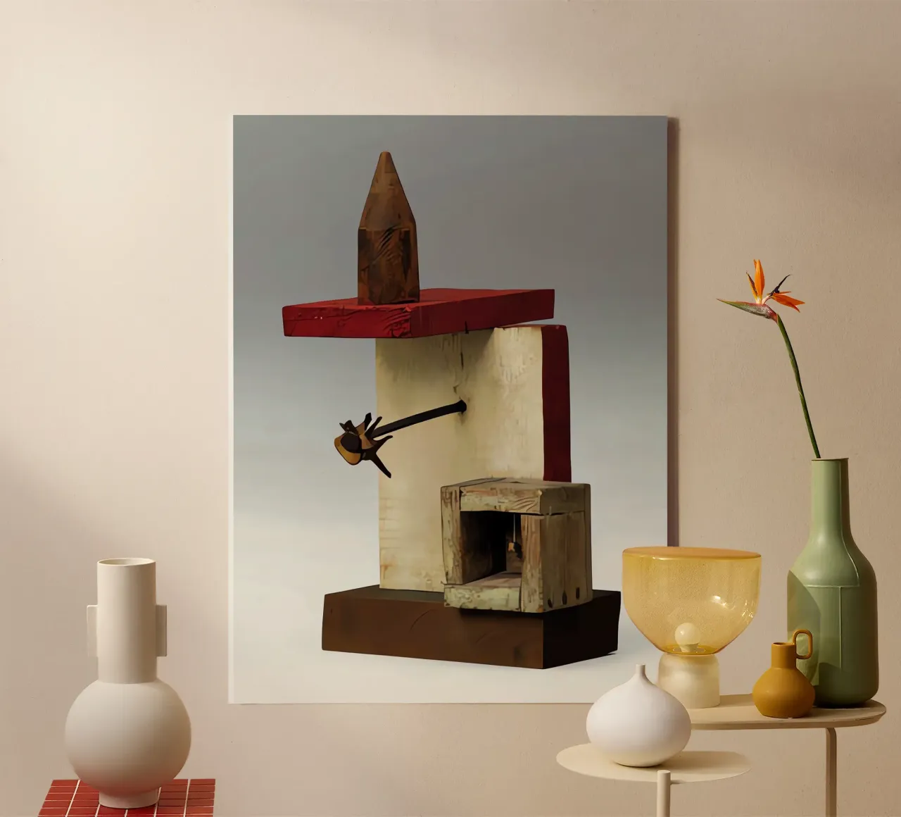 Objet toile de Narciso