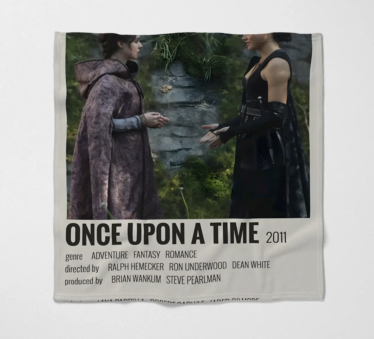 ONCE UPON A TIME 2011 coperta in pile da MVFminimalist