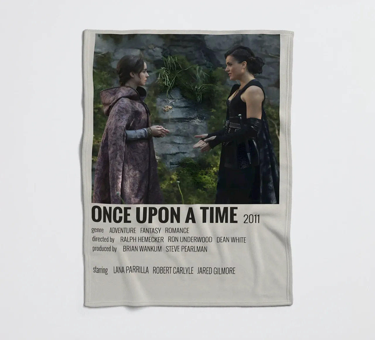 ONCE UPON A TIME 2011 coperta in pile da MVFminimalist
