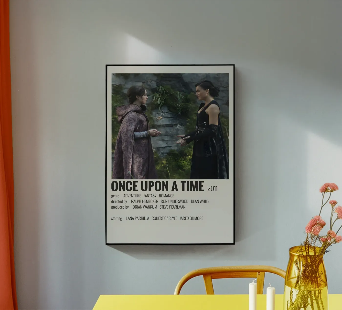 ONCE UPON A TIME 2011 acryl van MVFminimalist