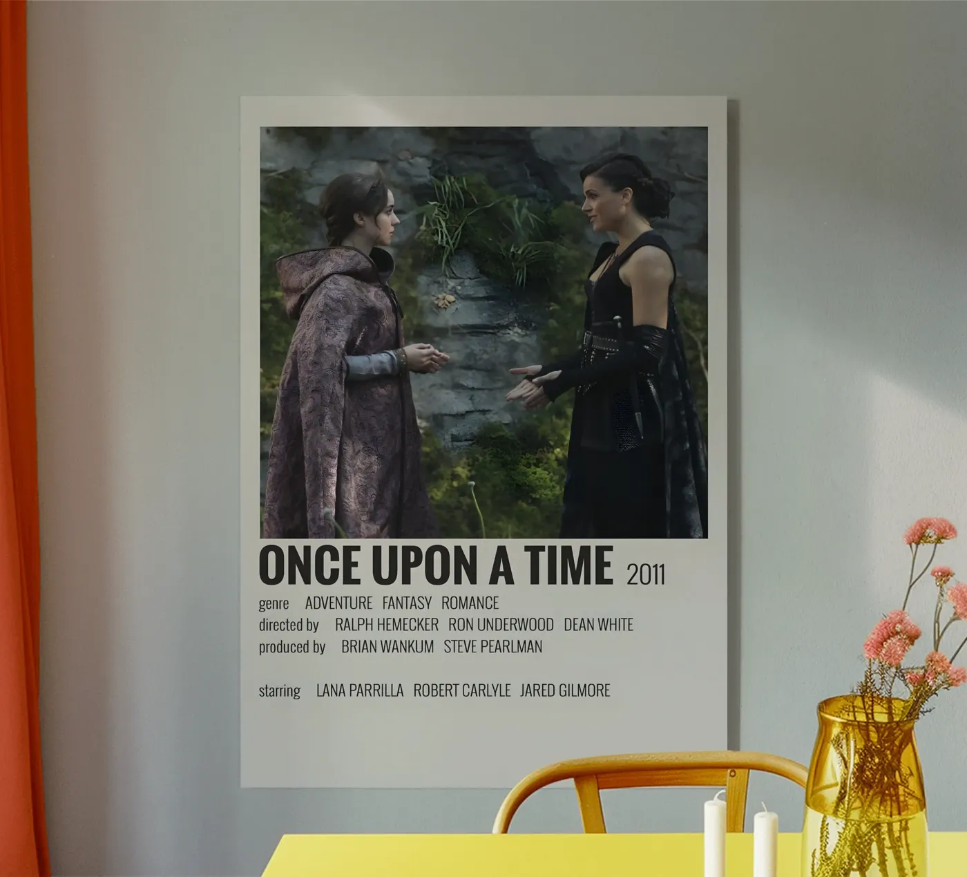 ONCE UPON A TIME 2011 acryl van MVFminimalist