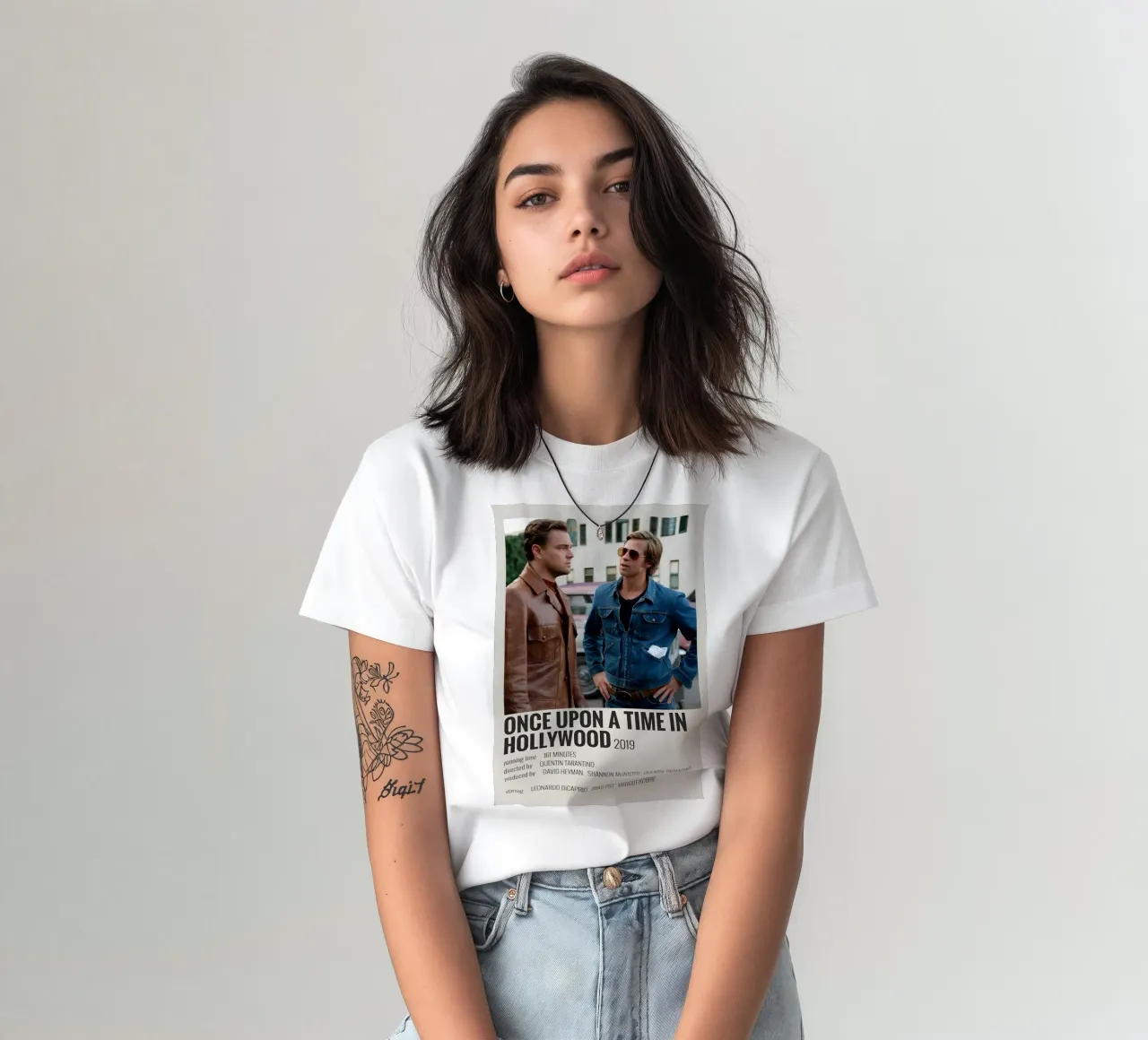 ONCE UPON A TIME IN HOLLYWOOD 2019 t-shirt da MVFminimalist