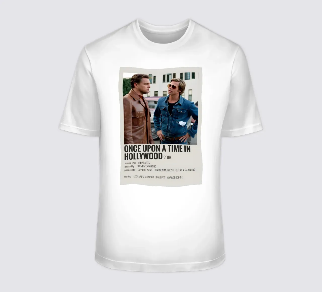 ONCE UPON A TIME IN HOLLYWOOD 2019 t-shirt da MVFminimalist