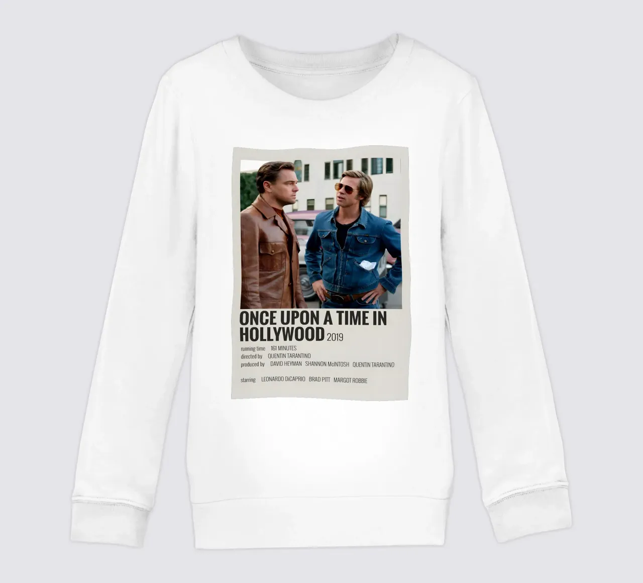 ONCE UPON A TIME IN HOLLYWOOD 2019 felpa bambino da MVFminimalist