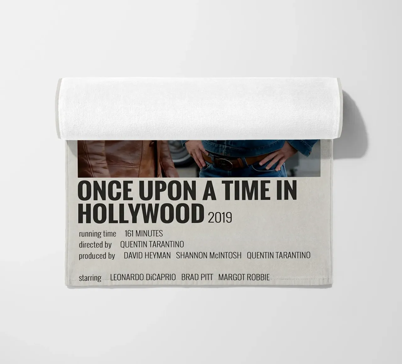ONCE UPON A TIME IN HOLLYWOOD 2019 telo mare da MVFminimalist