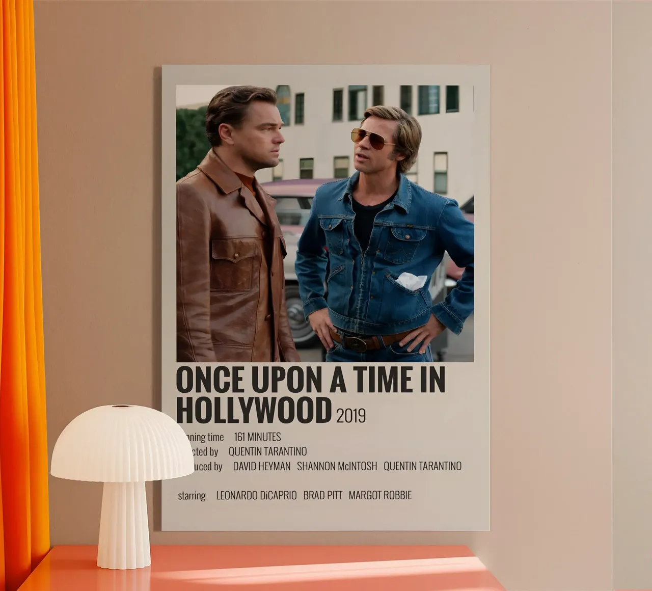 ONCE UPON A TIME IN HOLLYWOOD 2019 plexiglass da MVFminimalist
