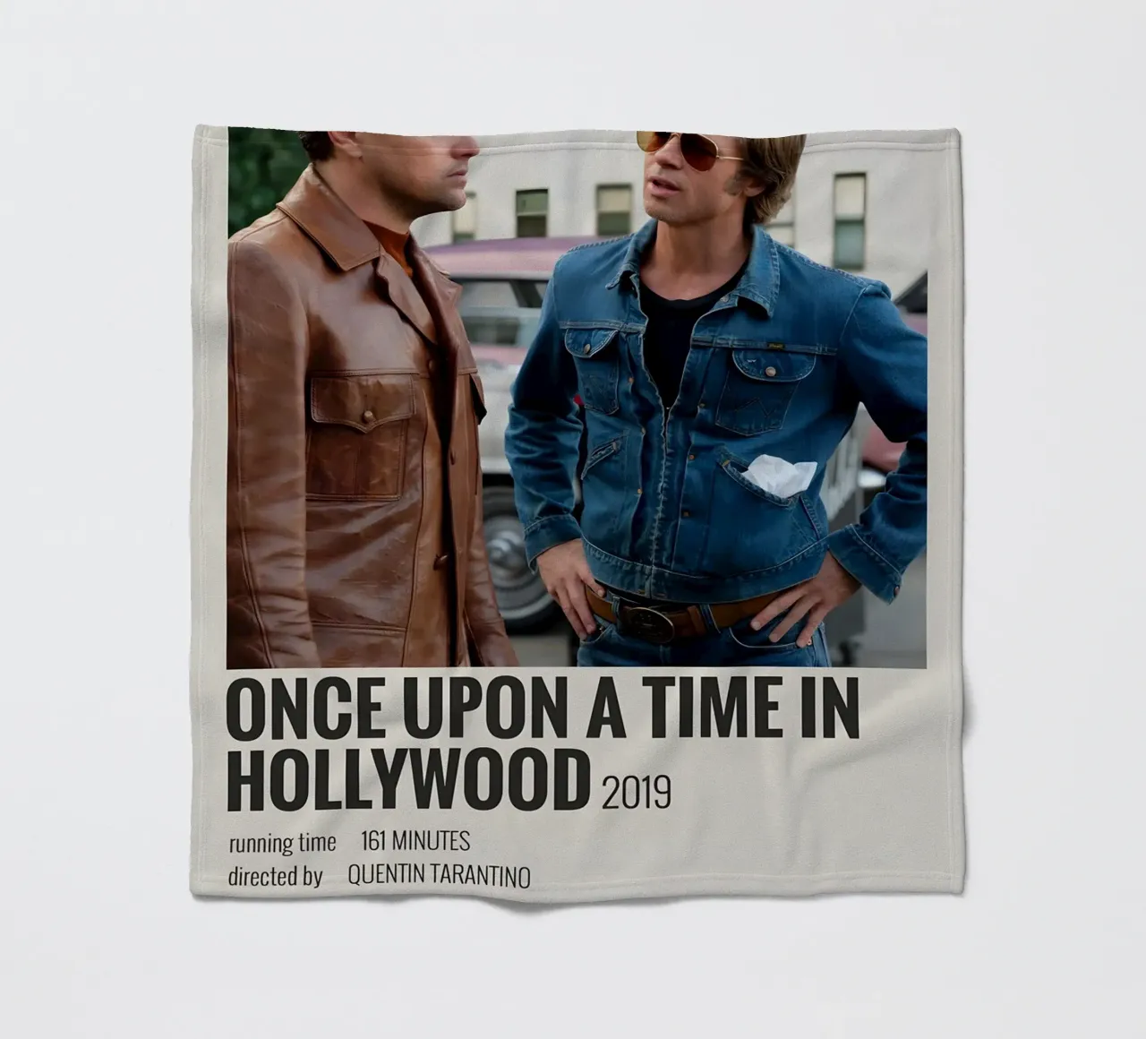 ONCE UPON A TIME IN HOLLYWOOD 2019 coperta in pile da MVFminimalist