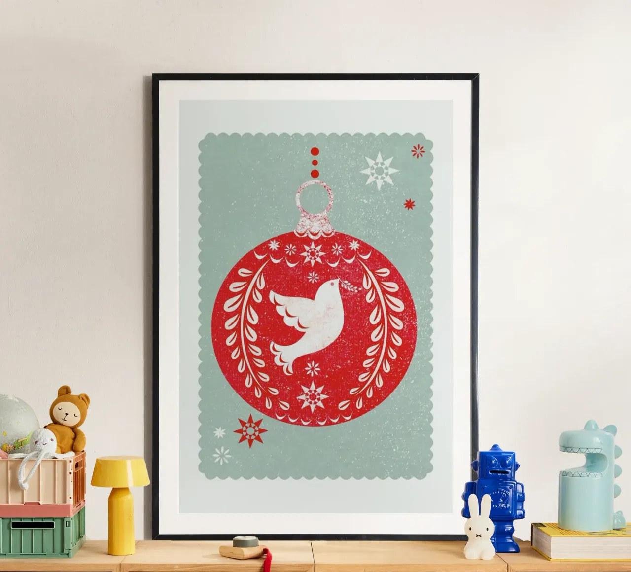 Scandi Bauble carta hahnemühle da Catherine Aguilar