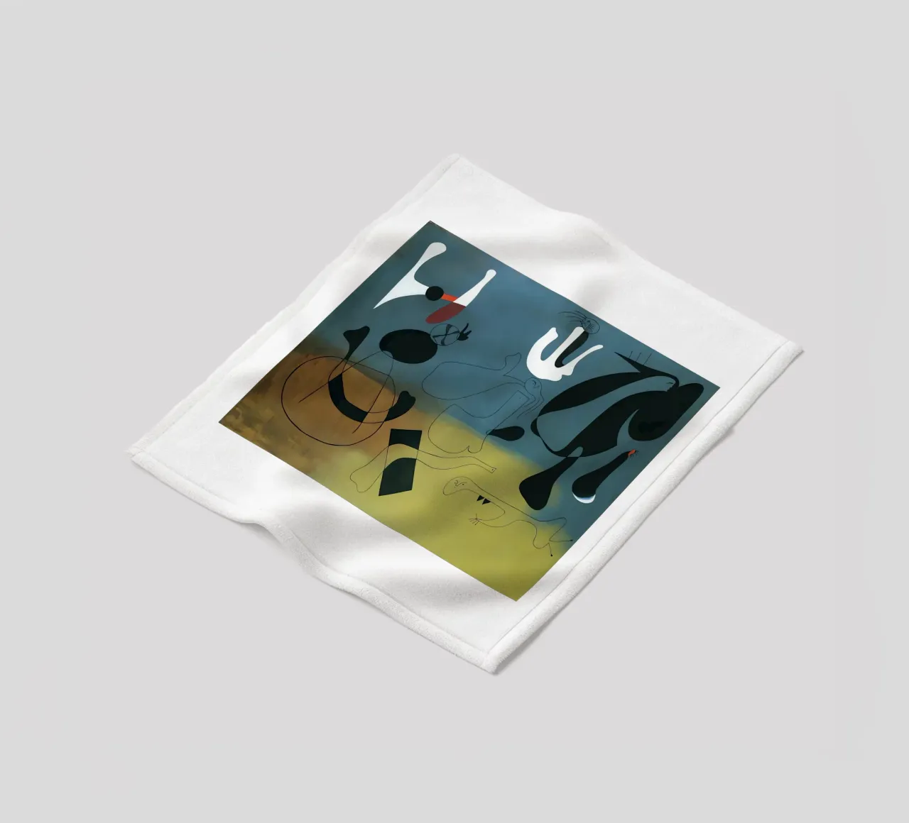 Schilderij Miró fleecedeken van Narciso