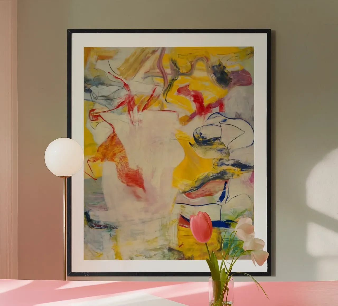 Speciale Willem De Kooning carta hahnemühle da Family ARTWORK