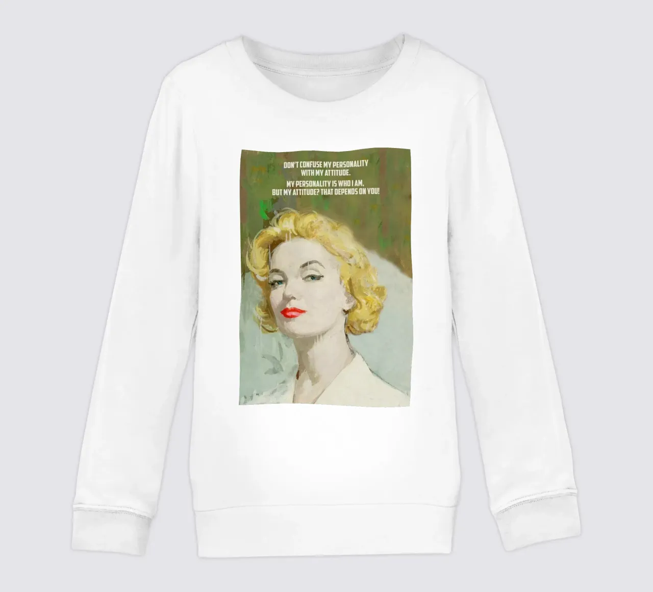 Don’t Confuse felpa bambino da Gallery Print and Art Limited