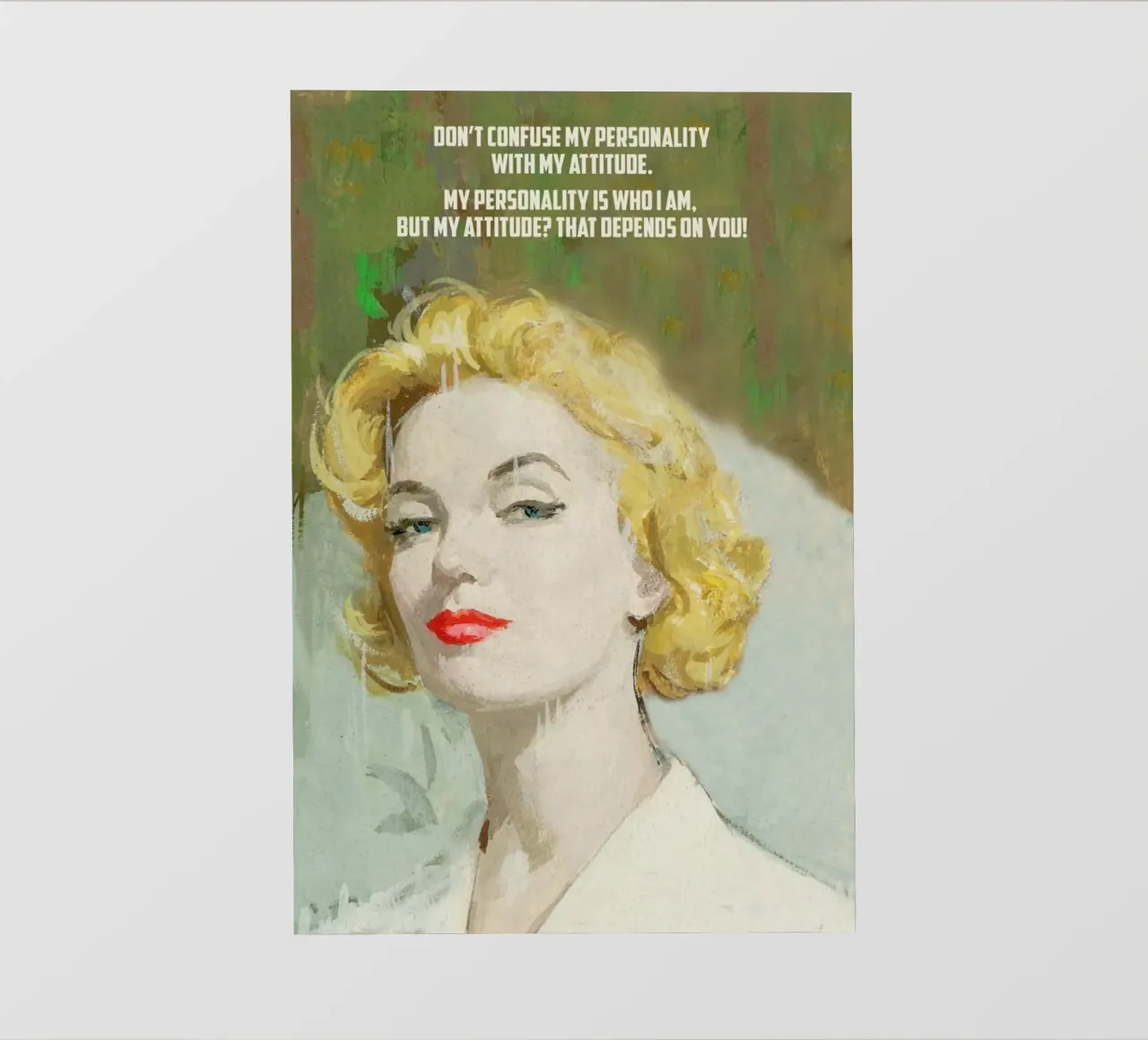 Don’t Confuse telo in pvc da Gallery Print and Art Limited