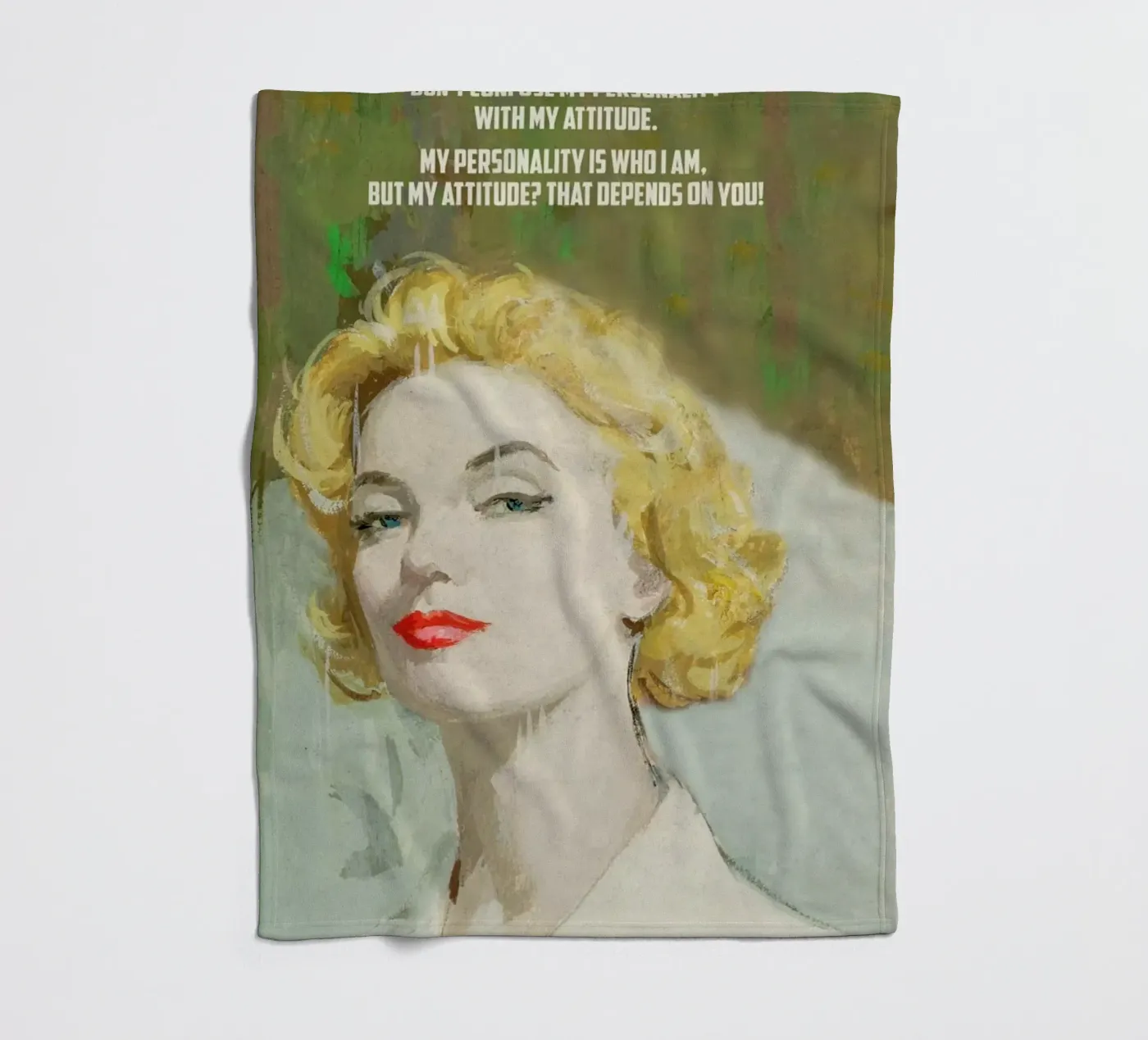 Don’t Confuse fleecedeken van Gallery Print and Art Limited