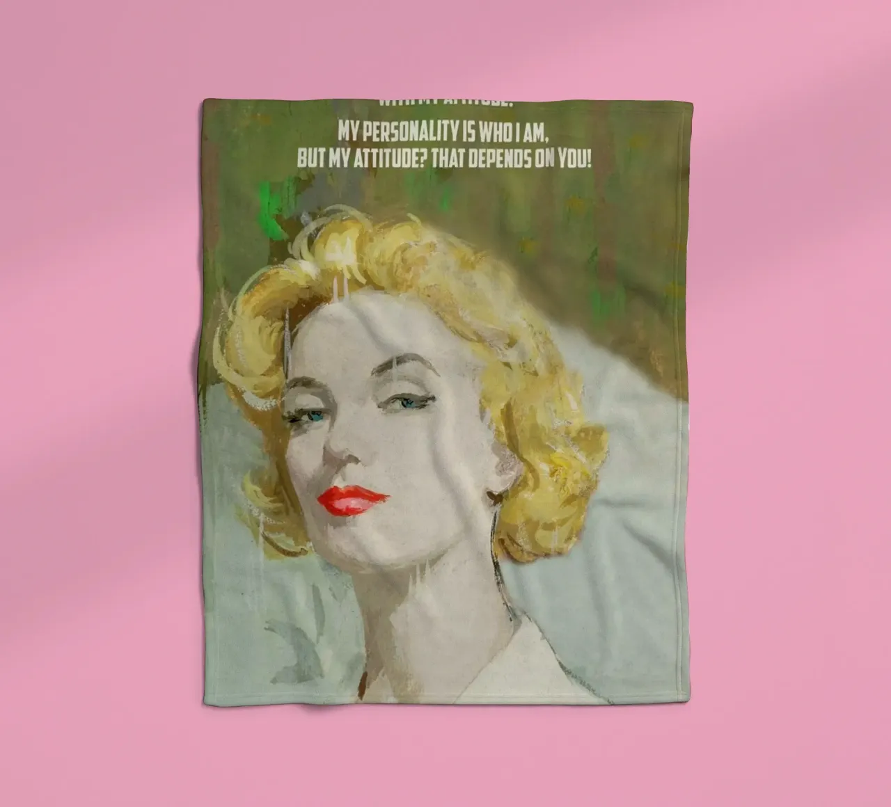 Don’t Confuse coperta in pile da Gallery Print and Art Limited