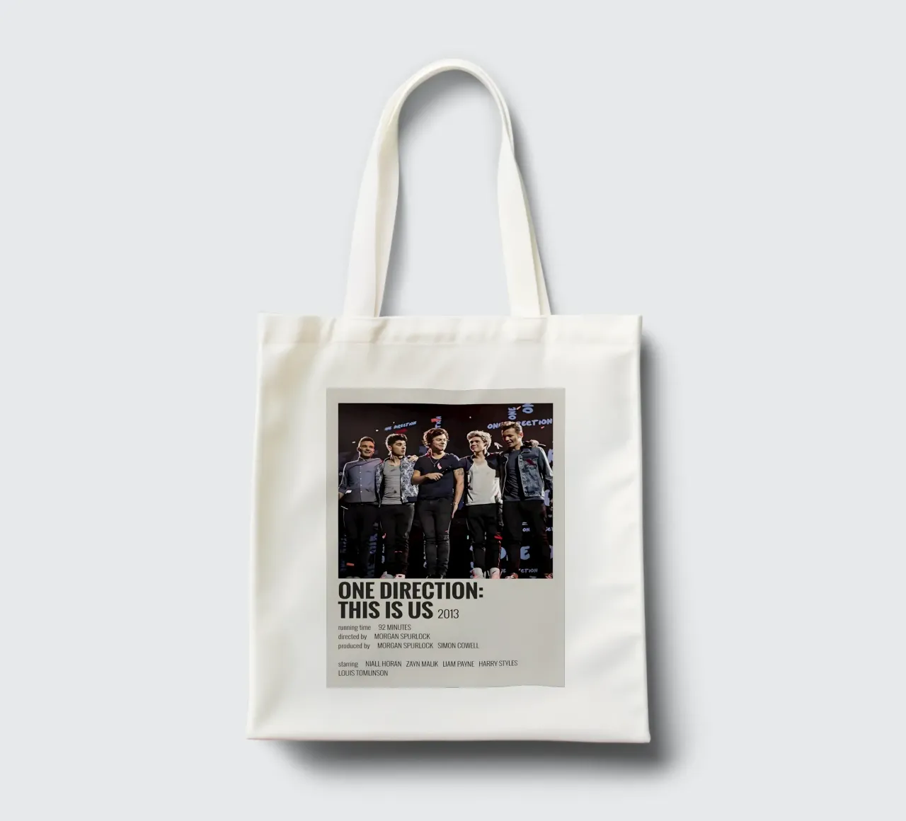 ONE DIRECTION THIS IS US 2013 borsa in juta da MVFminimalist