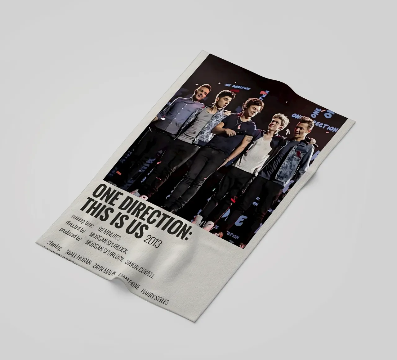 ONE DIRECTION THIS IS US 2013 telo mare da MVFminimalist