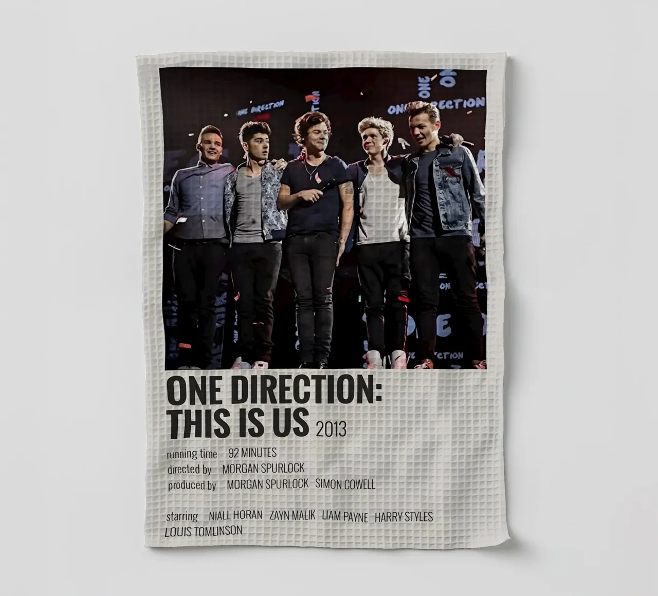 ONE DIRECTION THIS IS US 2013 canovaccio da cucina da MVFminimalist