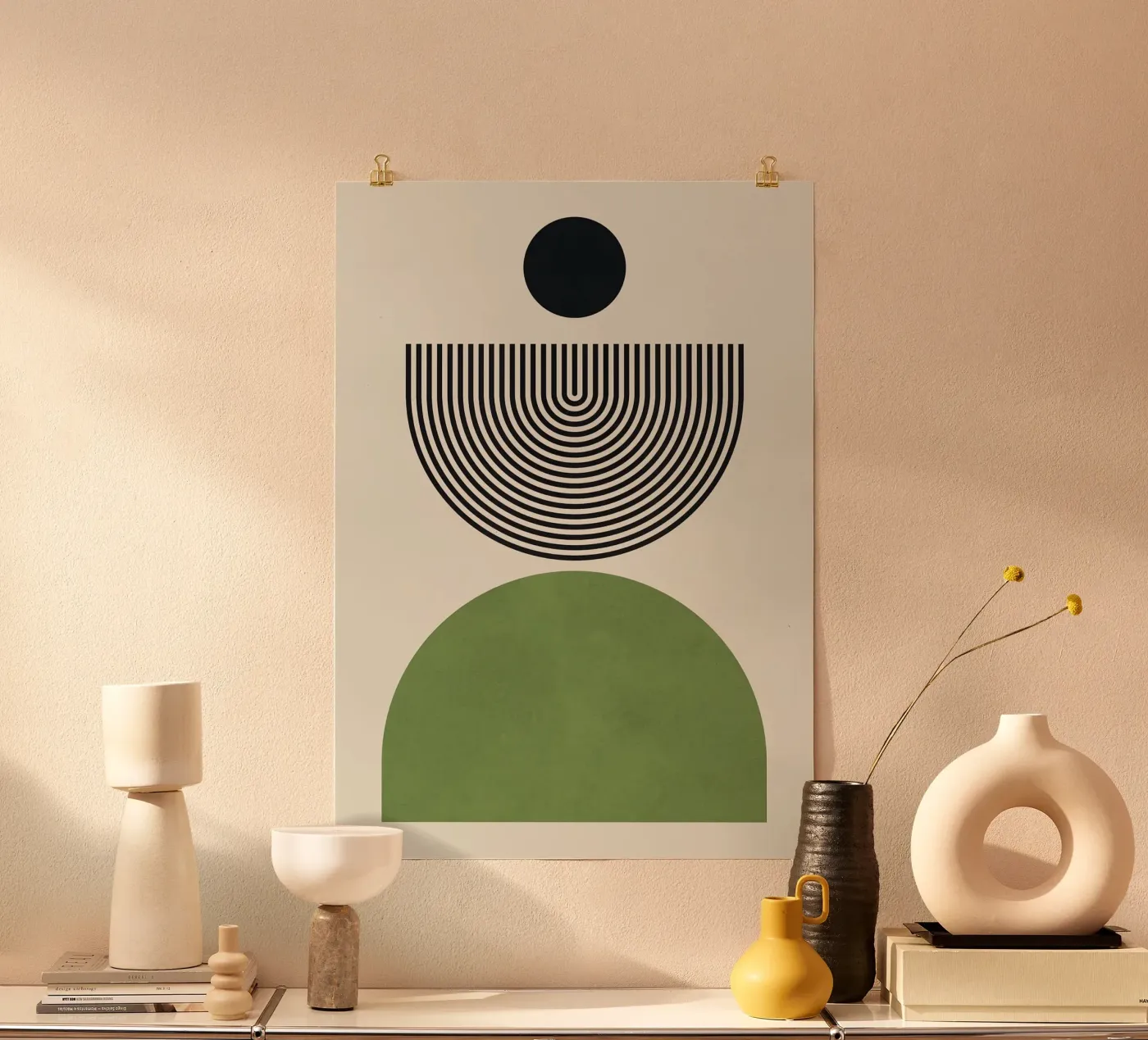 halve cirkel poster van Ron Bale