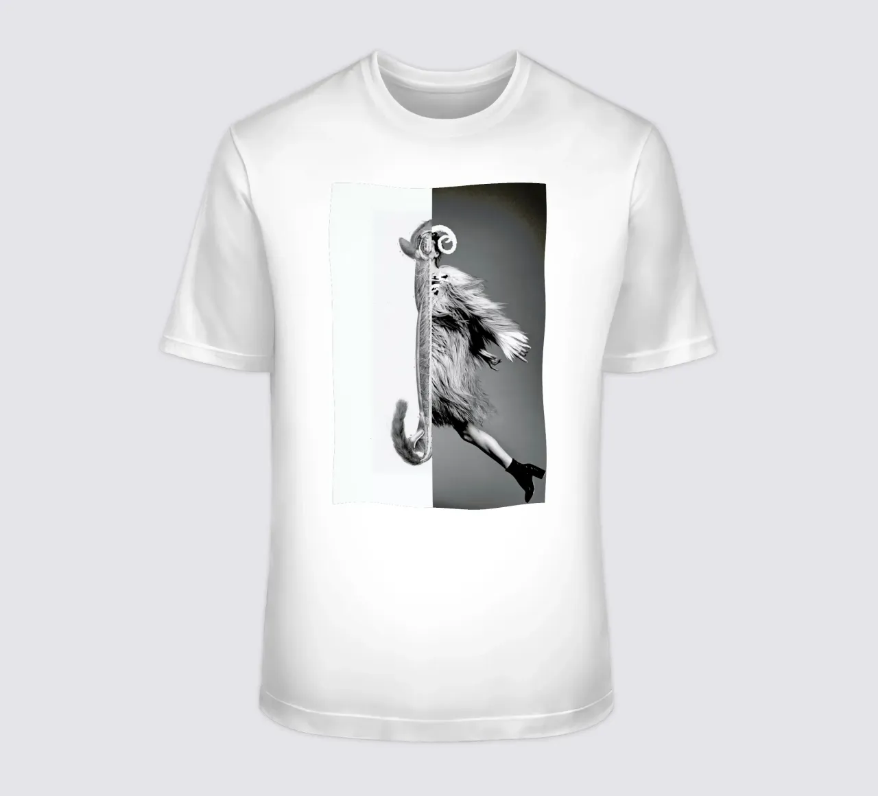 Monkey Lady t-shirt da Taher Mhamdi