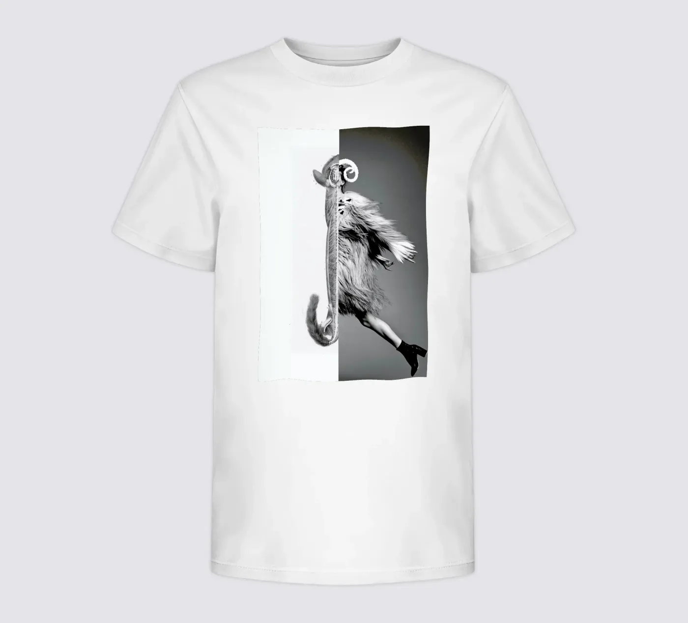 Monkey Lady kinder t-shirt van Taher Mhamdi