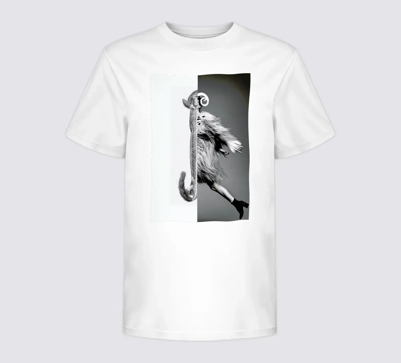 Monkey Lady kinder t-shirt van Taher Mhamdi
