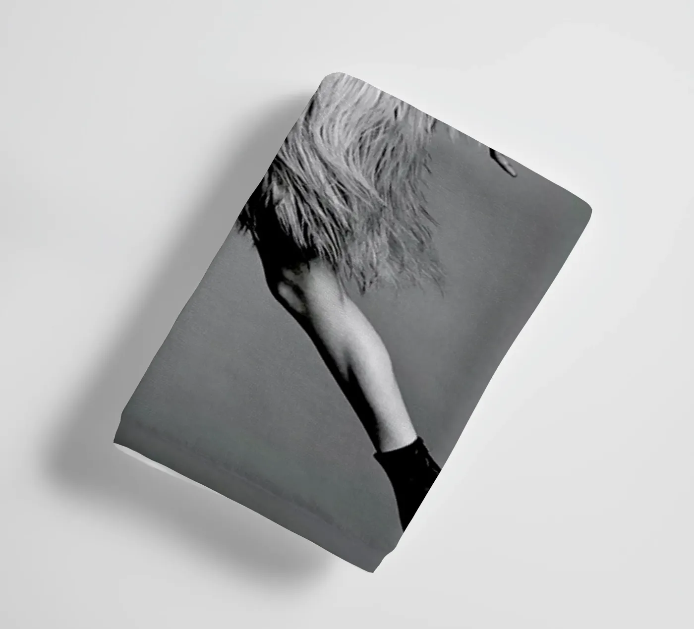 Monkey Lady towel by Taher Mhamdi