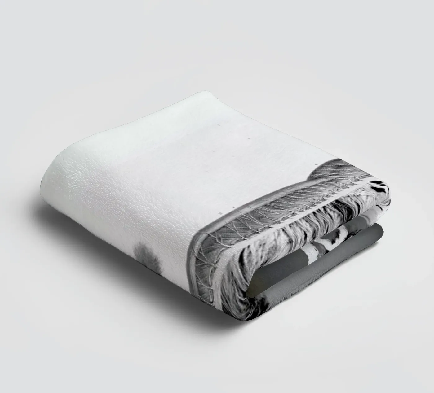 Monkey Lady towel by Taher Mhamdi