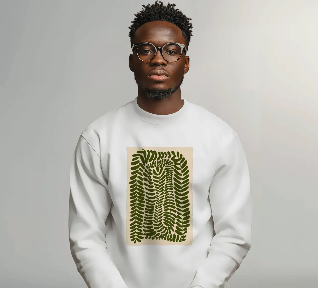 Festoon of Fern sweatshirt by Pure