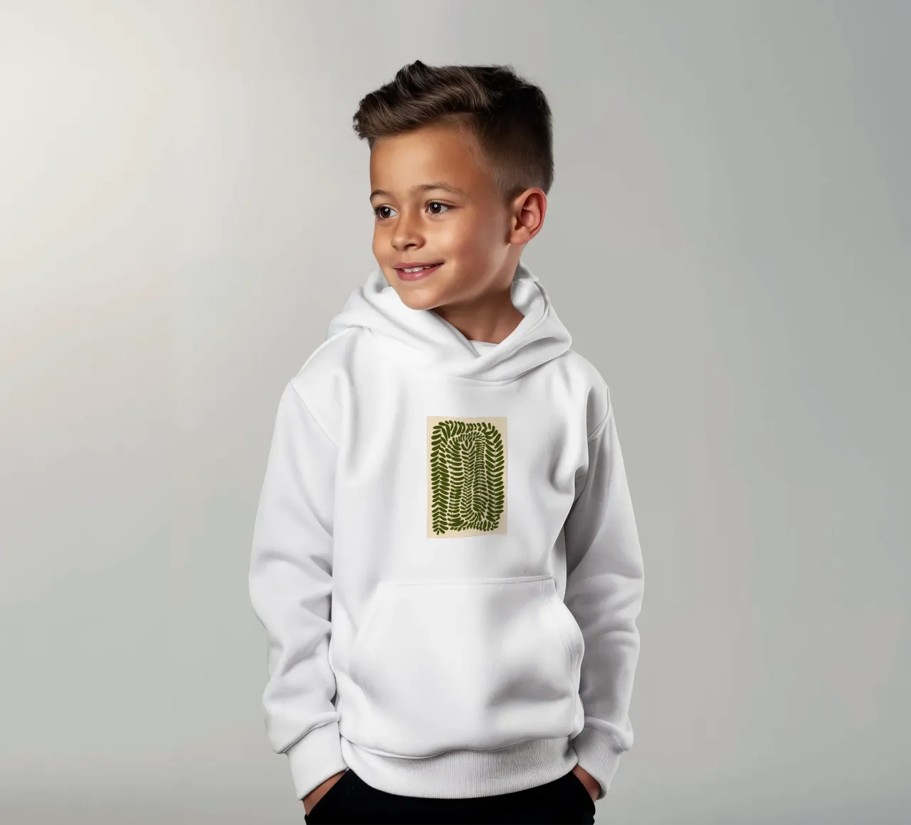 Festoon of Fern kids hoodie by Pure