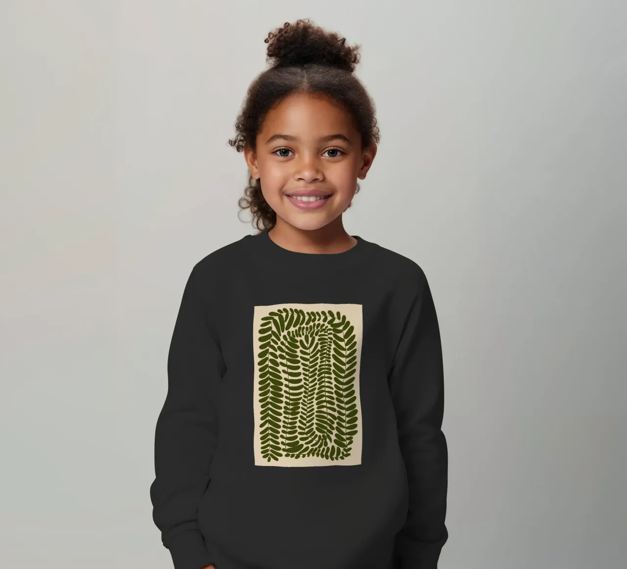 Festoon of Fern kids sweatshirt by Pure