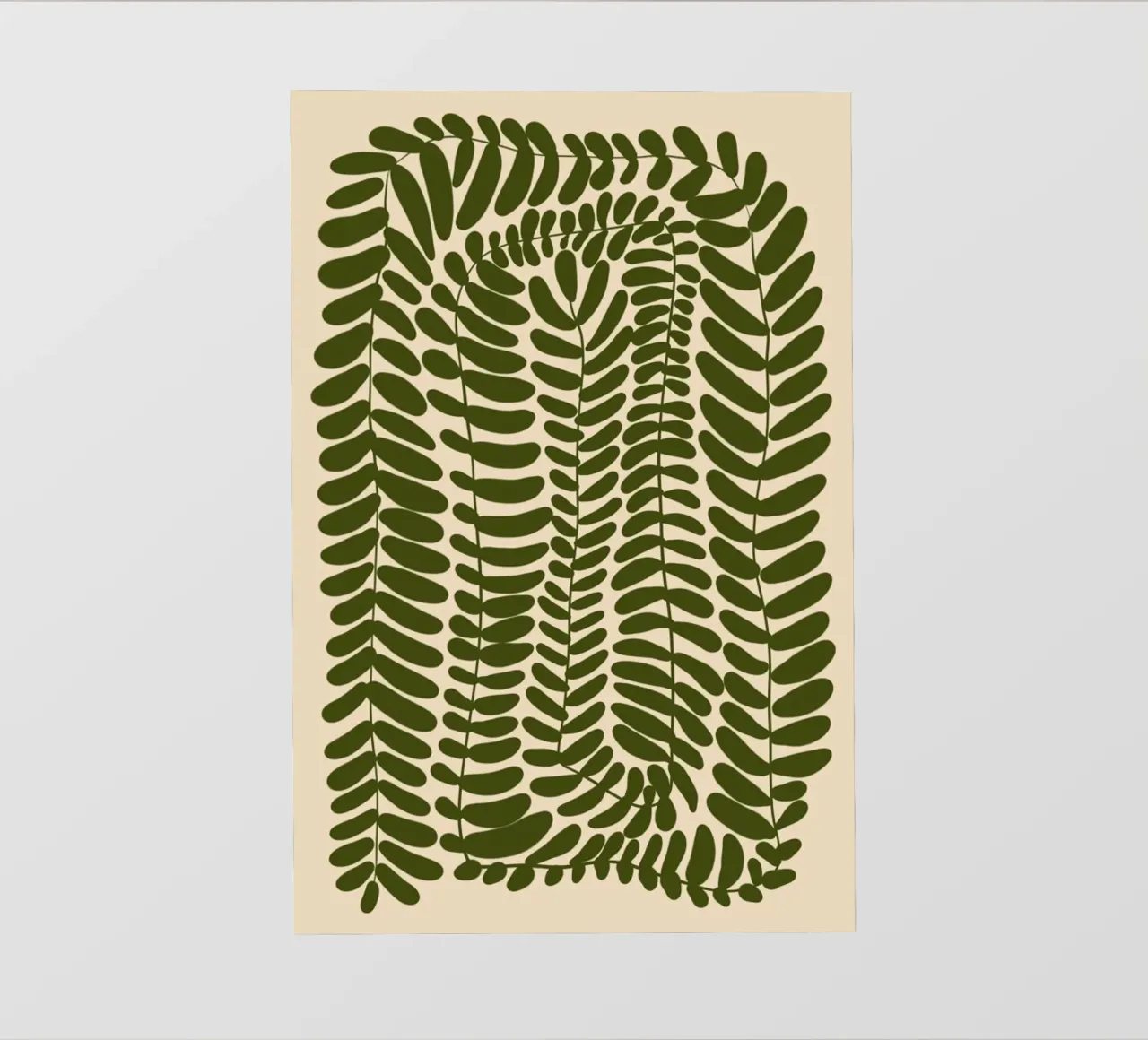 Festoon of Fern backlit film by Pure