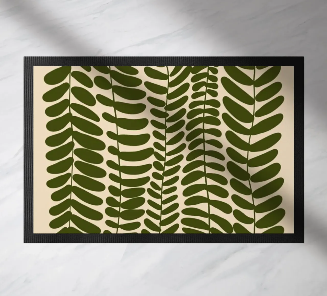 Festoon of Fern doormat by Pure