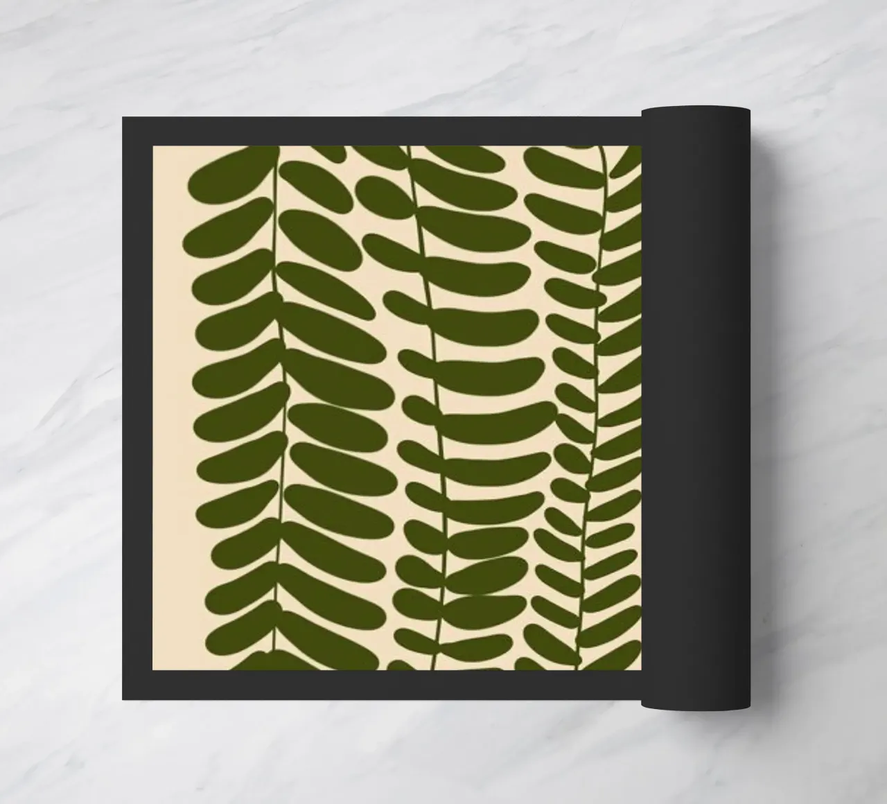 Festoon of Fern doormat by Pure