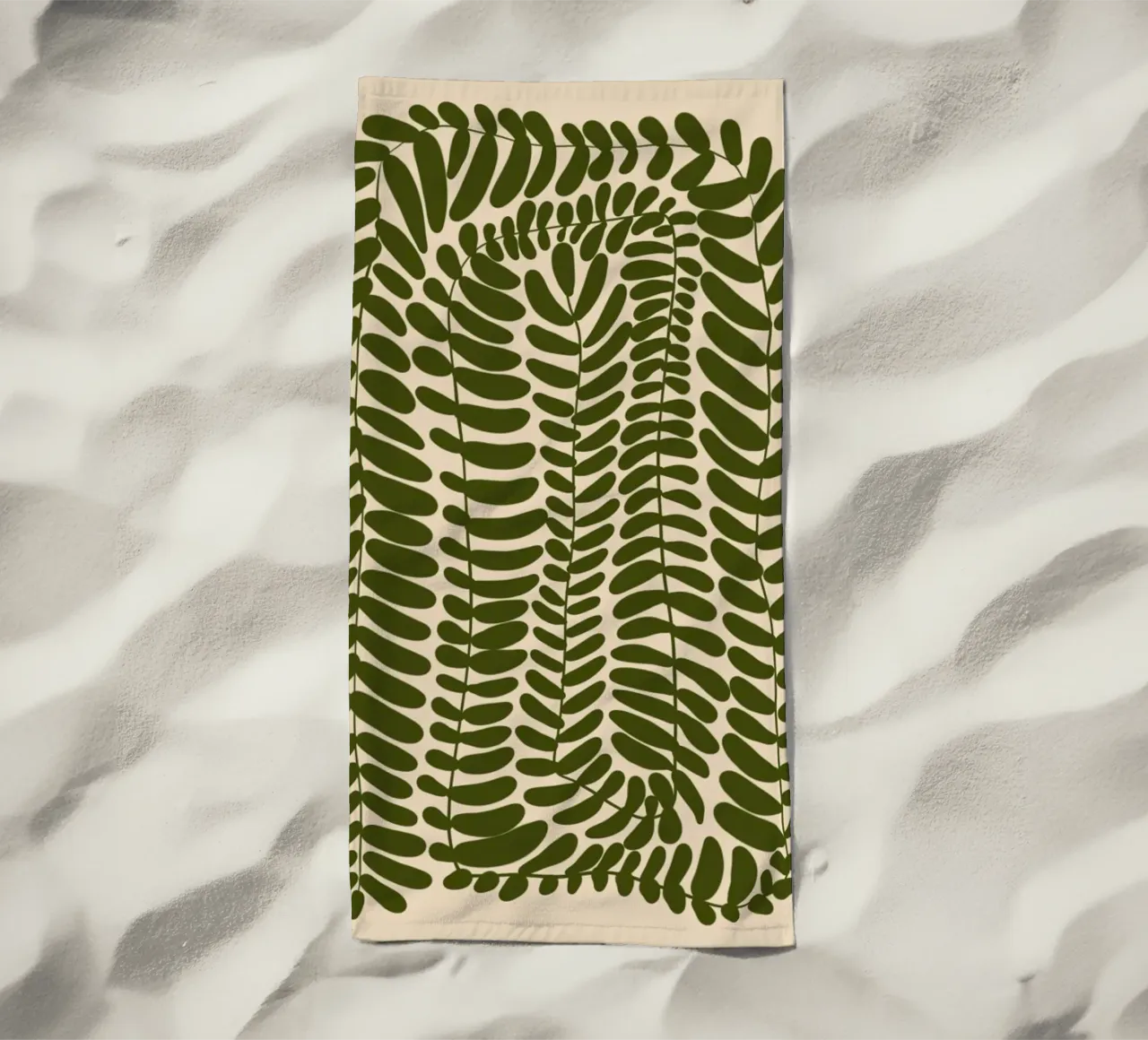 Festoon of Fern beach towel by Pure