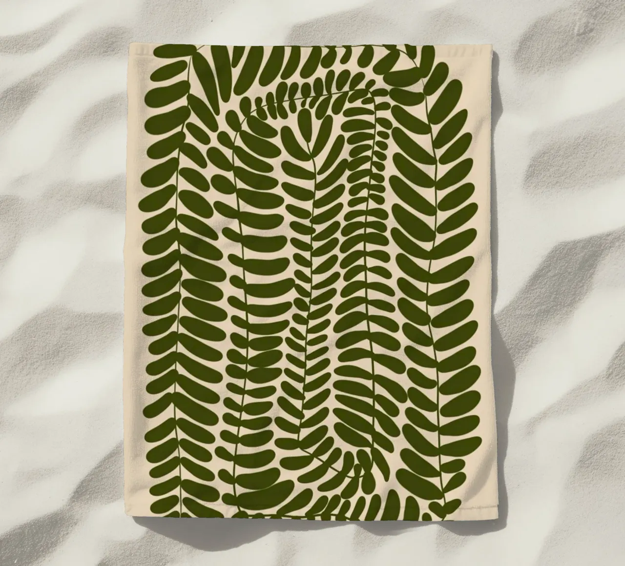Festoon of Fern beach towel by Pure